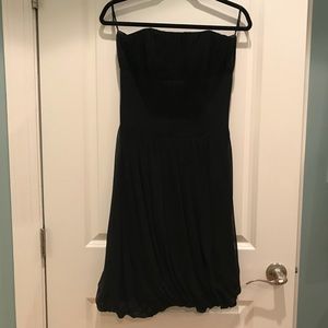 LBD - Black chiffon cocktail dress